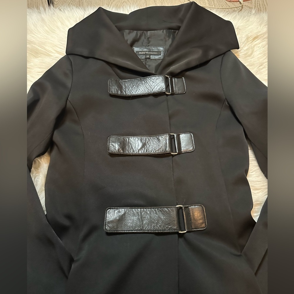 RUDSAK Black Long Sleeve Dress with Buckle Detail - Picture 1 of 5